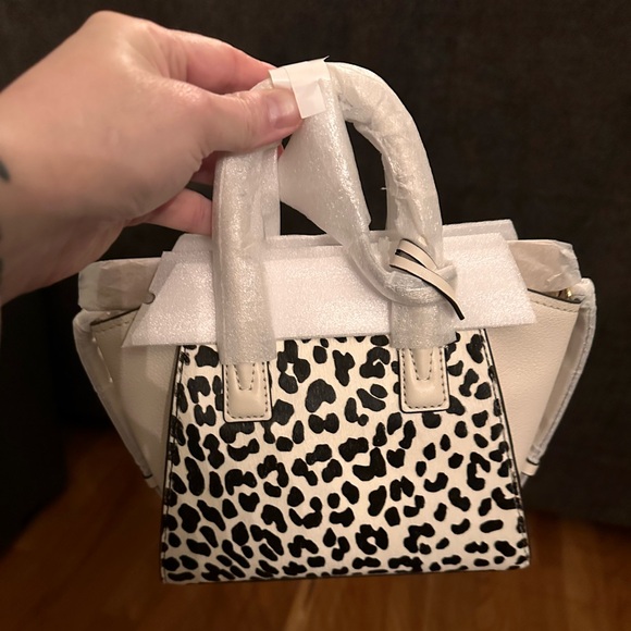 Michael Kors Avril Extra-Small Cheetah Print Calf Hair and Leather Satchel - Picture 5 of 8